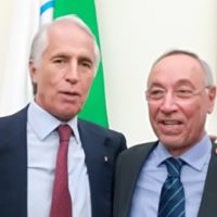 Montecatini Comune europeo per lo sport premiato dal presidente del Coni Malagò