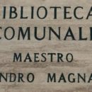 La Biblioteca comunale intitolata al Maestro Leandro Magnani