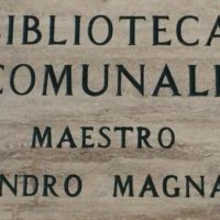 La Biblioteca comunale intitolata al Maestro Leandro Magnani