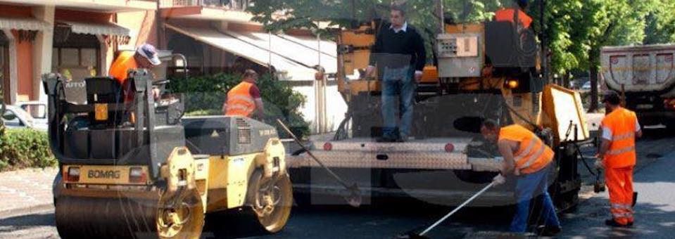 Una serie di lavori del Comune: nuova illuminazione in Corso Roma e asfaltatura di diverse strade