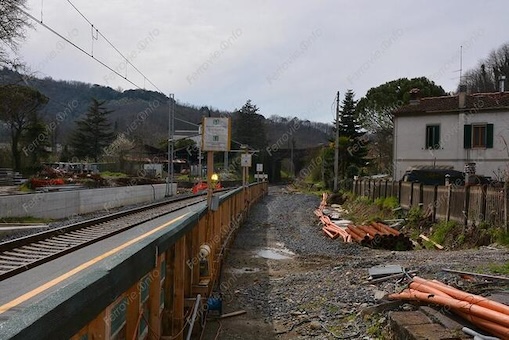 Raddoppio della ferrovia: fine settimana senza treni tra Montecatini e Pistoia
