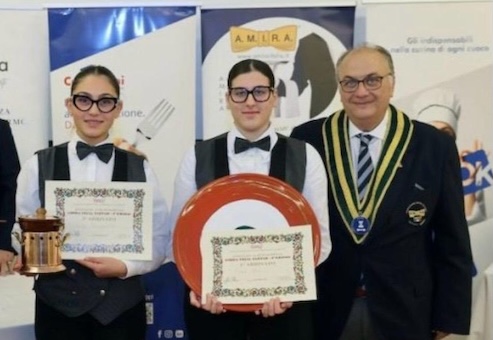 Due studentesse dell’istituto Alberghiero trionfano nel concorso “Amira trial tartare”: prima Erika Poli e terza Asia Tonegutti