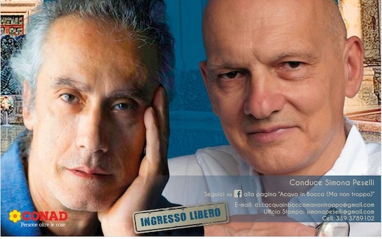 “Acqua in bocca” ospita sabato 14 marzo al Tettuccio Marco Vichi e Leonardo Gori con i loro ultimi romanzi