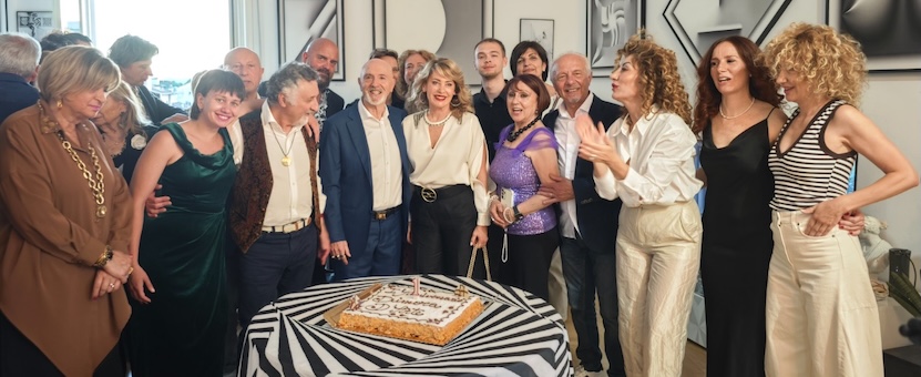 Celebrato il primo anniversario della “Dimora d’arte” di Leonardo Maniscalchi a Montecatini Terme, tanti gli ospiti illustri