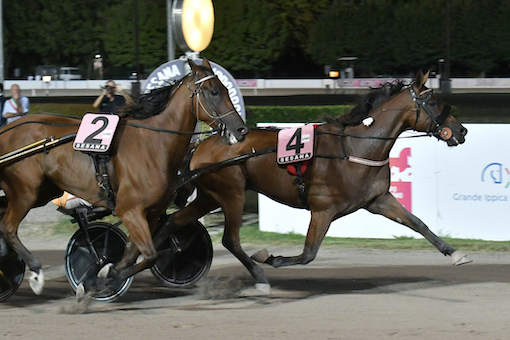 Ippodromo Sesana: Dany Capar e Alessandro Gocciadoro trionfano nel Gran premio di Ferragosto-Città di Montecatini Terme