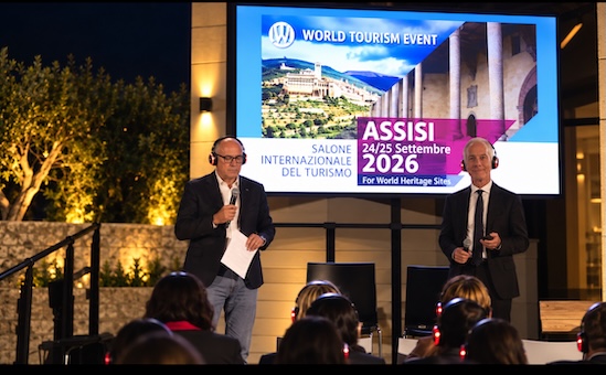 Montecatini conquista il pubblico del “World tourism event” di Assisi con un racconto audiovisivo della città